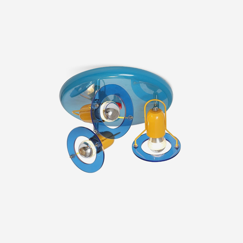Batya Ceiling Light Glass Circular Colorful