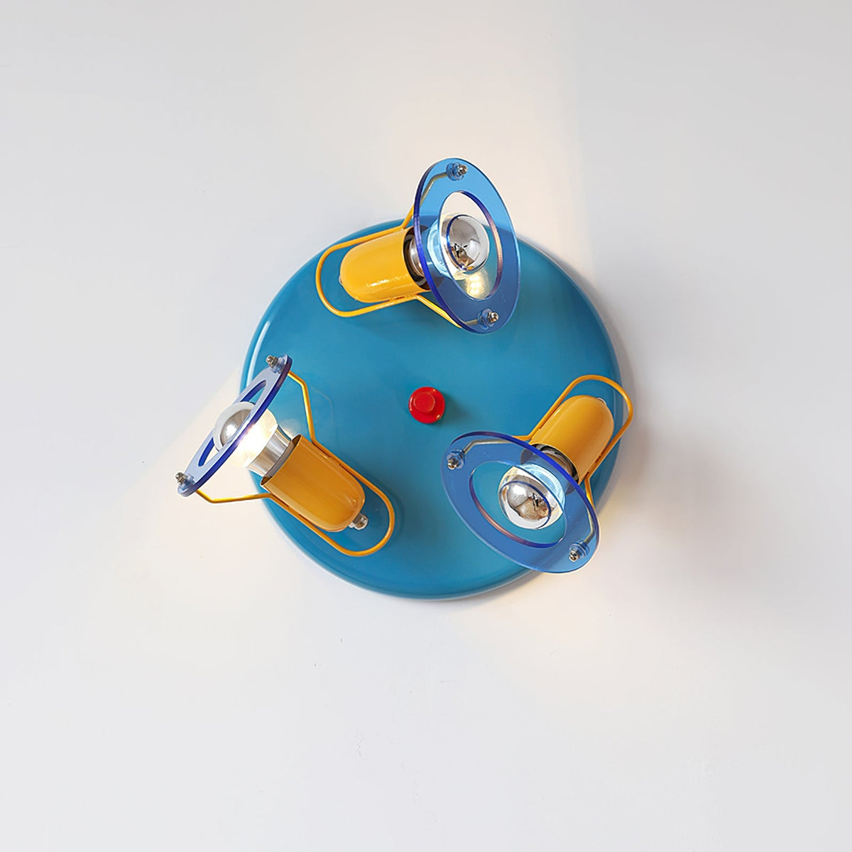 Batya Ceiling Light Glass Circular Colorful