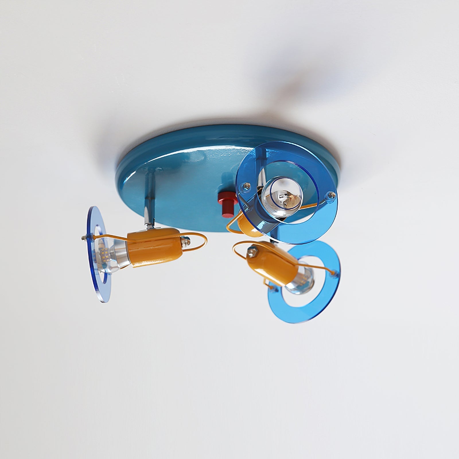 Batya Ceiling Light Glass Circular Colorful