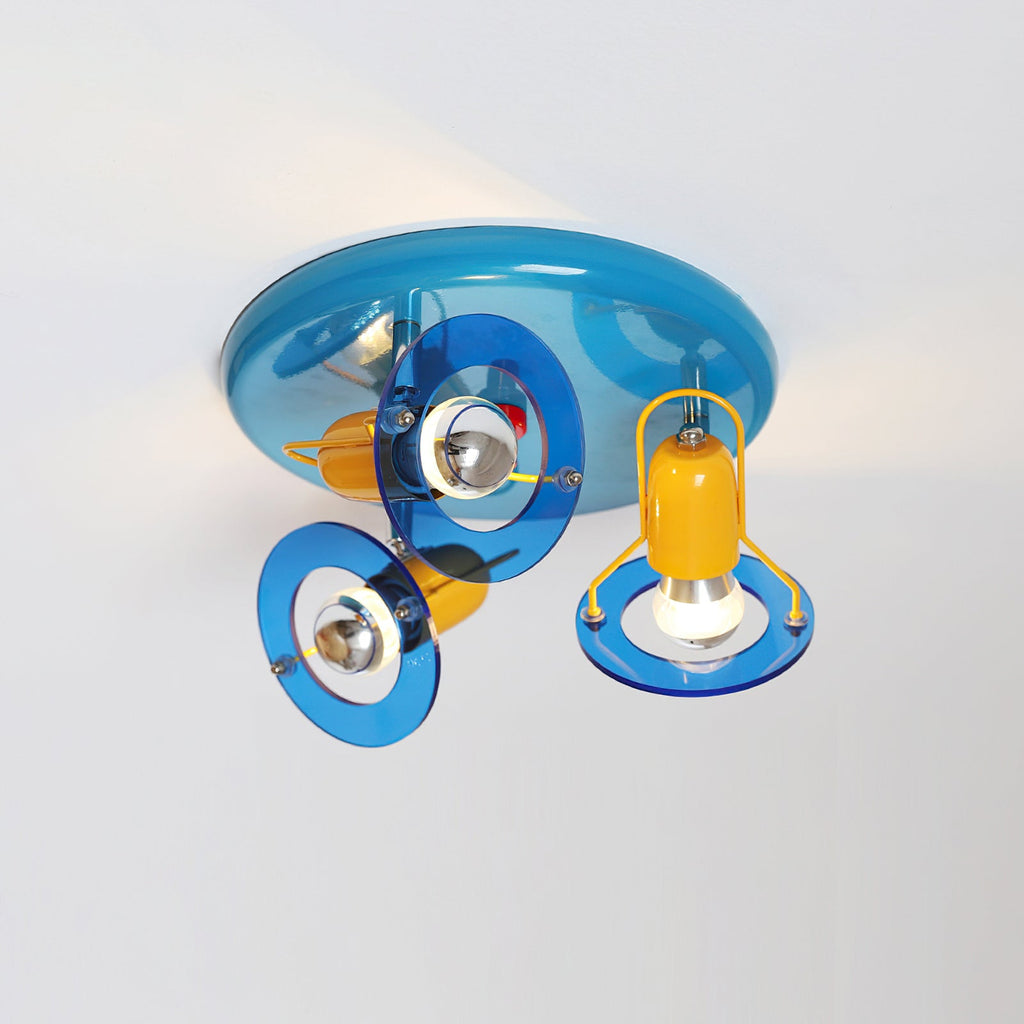 Batya Ceiling Light Glass Circular Colorful
