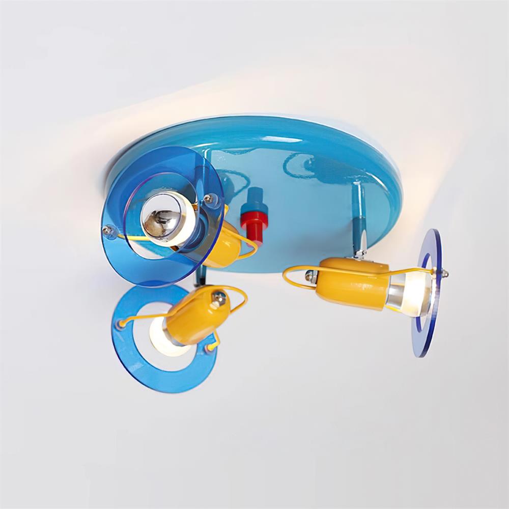Batya Ceiling Light Glass Circular Colorful
