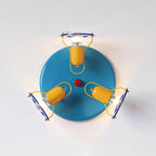 Batya Ceiling Light Glass Circular Colorful