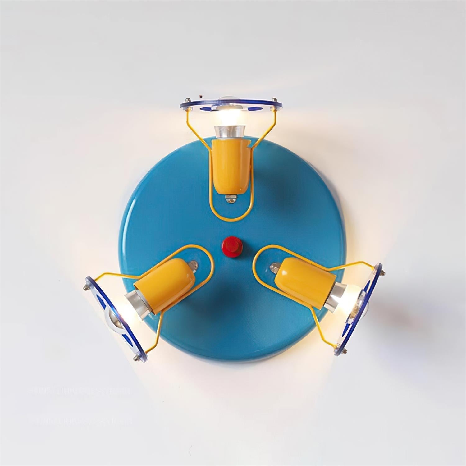Batya Ceiling Light Glass Circular Colorful