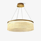 Lustra Chandelier Round Halo Crystal