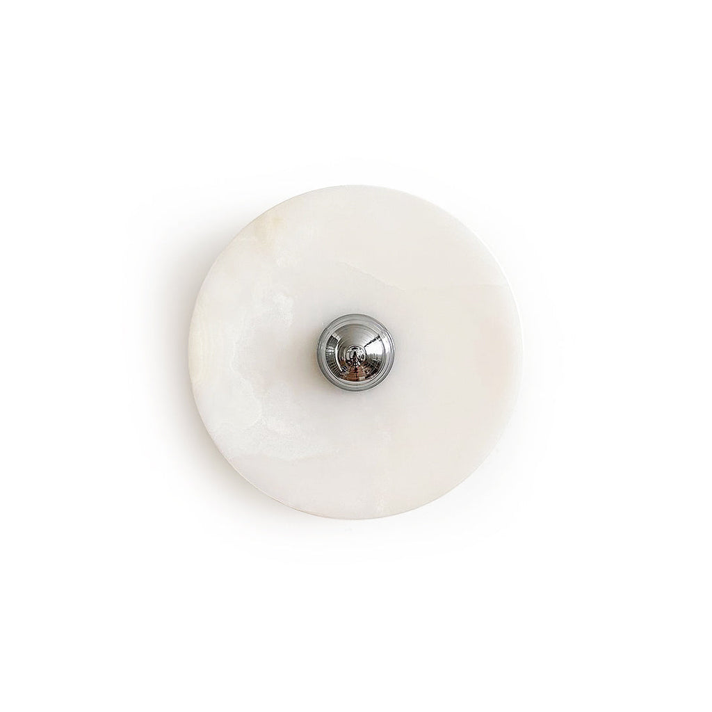 Arsole Modern Minimalist Round Jade Wall Lamp