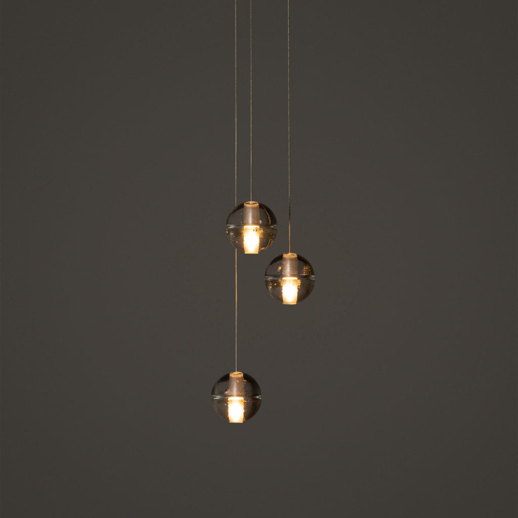Round Chandelier Hanging Cluster Crystal Drop