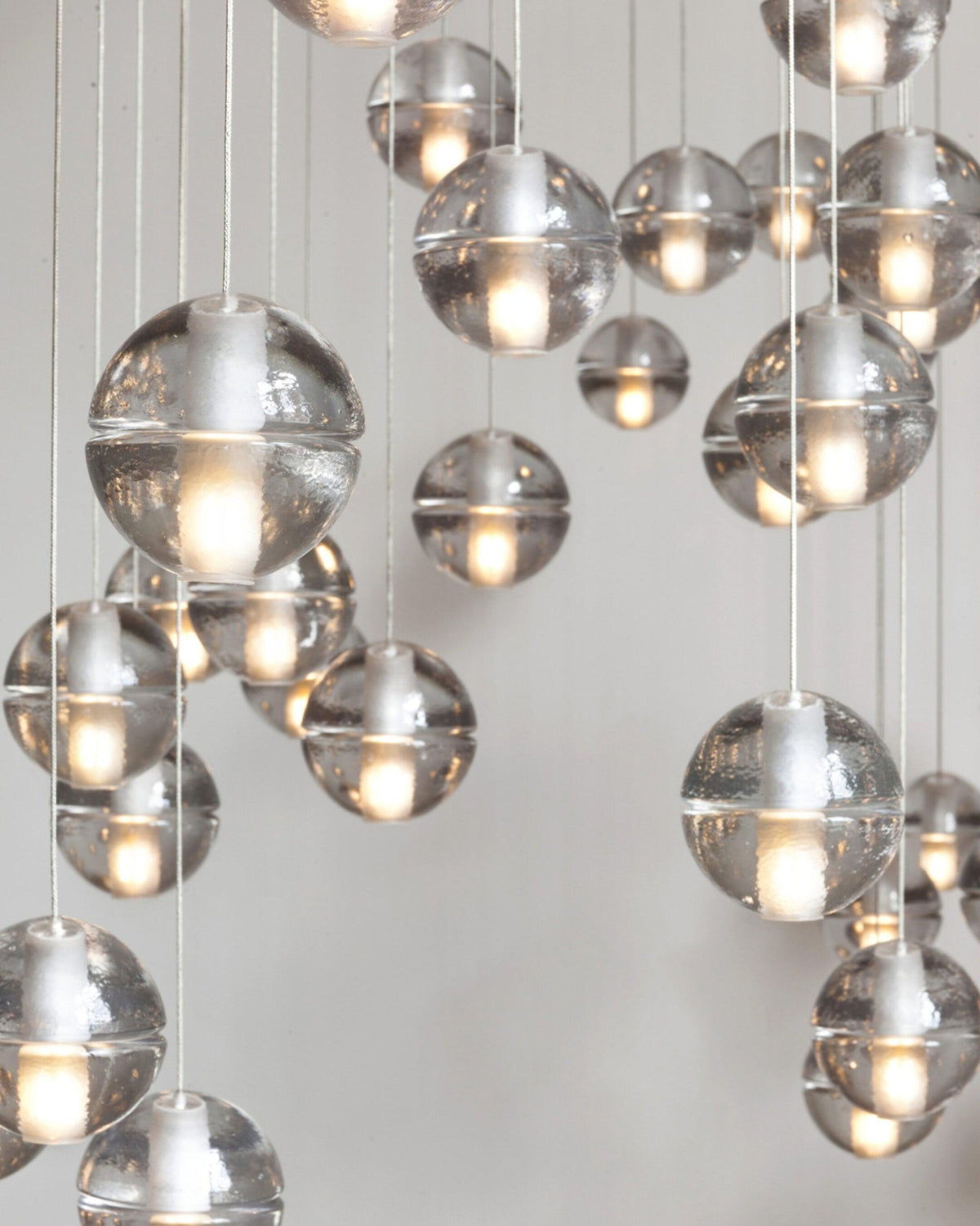 Round Chandelier Hanging Cluster Crystal Drop