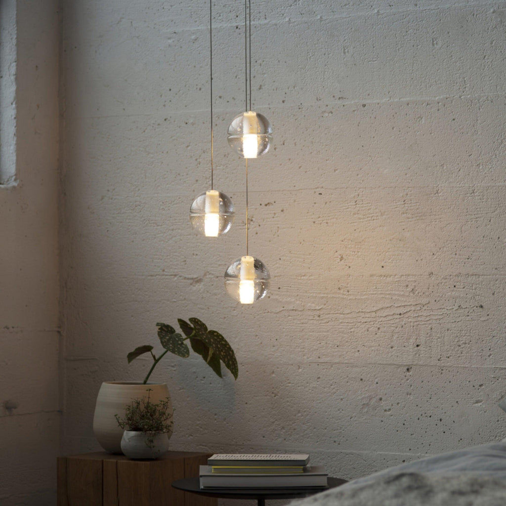Round Chandelier Hanging Cluster Crystal Drop