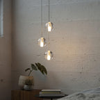 Round Chandelier Hanging Cluster Crystal Drop