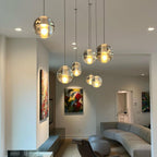 Round Chandelier Hanging Cluster Crystal Drop