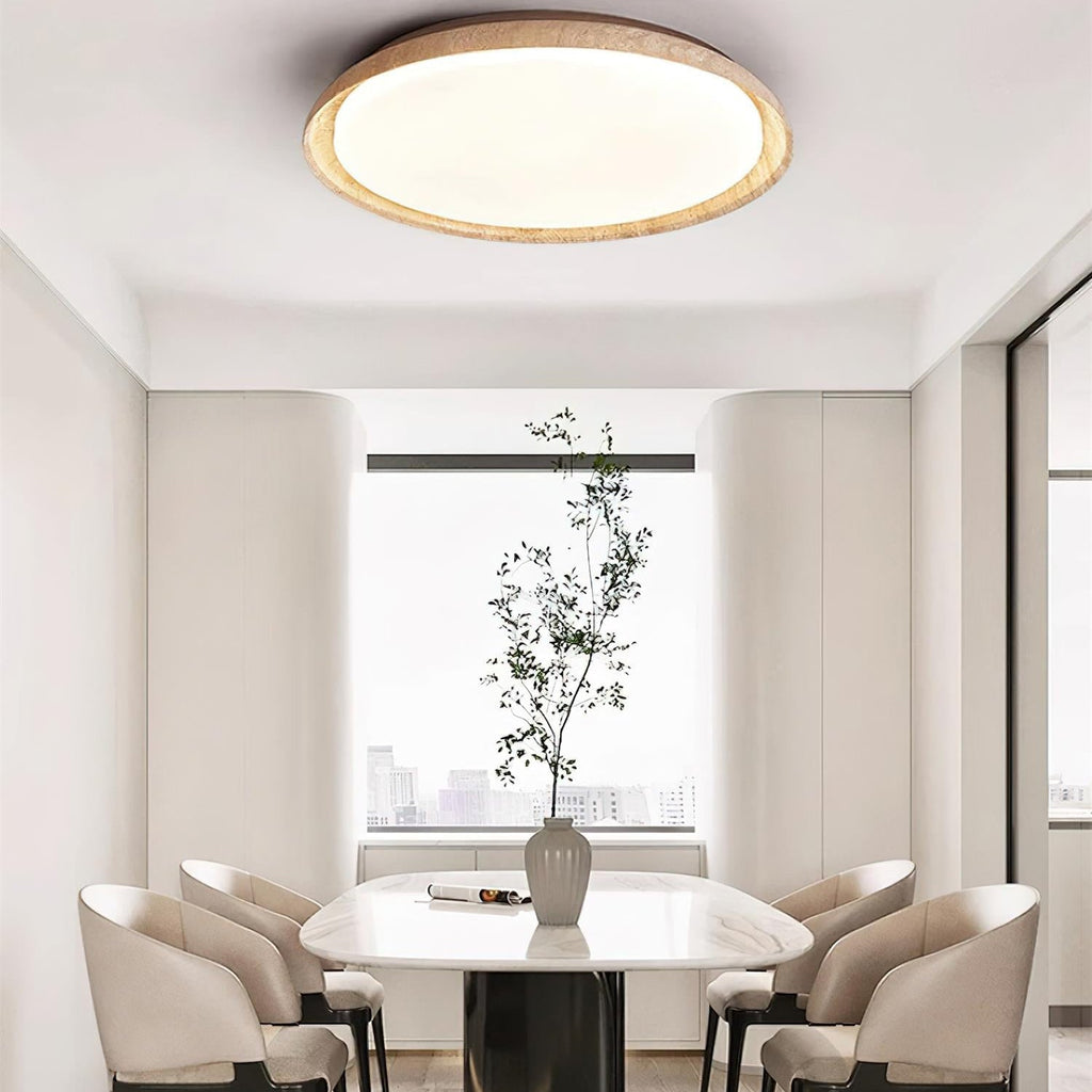 Halo Round Travertine Ceiling Light - image 9