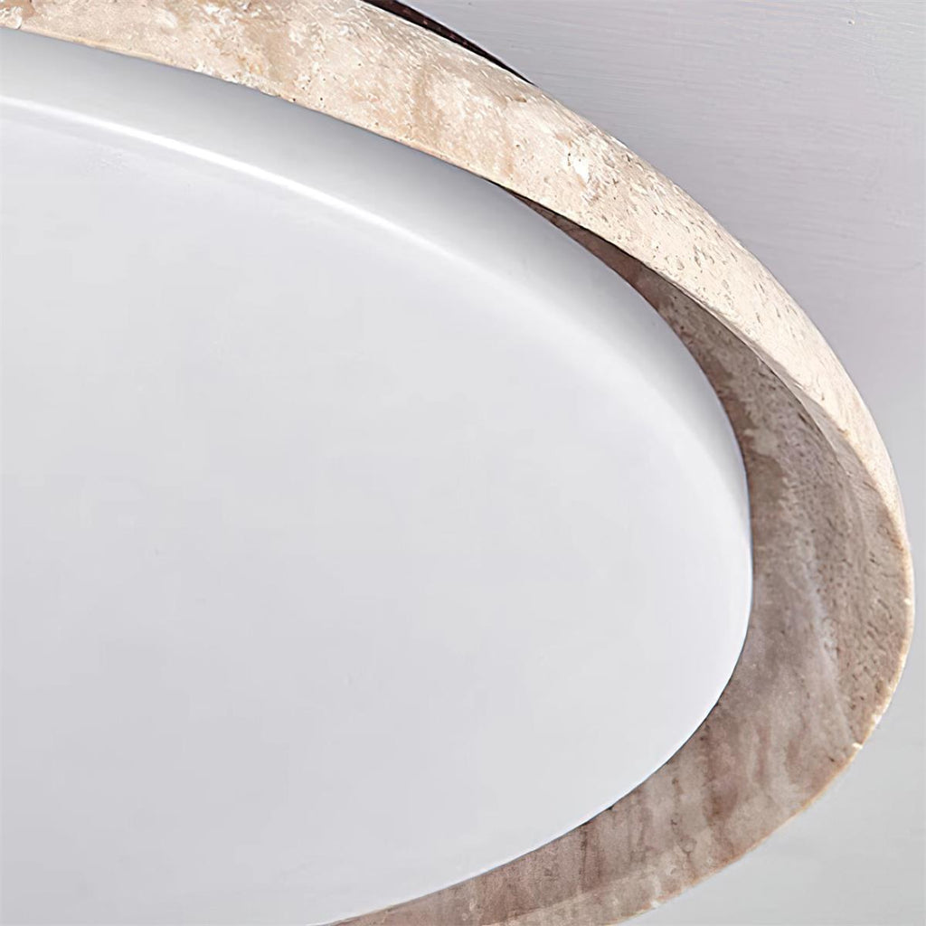 Halo Round Travertine Ceiling Light - image 19