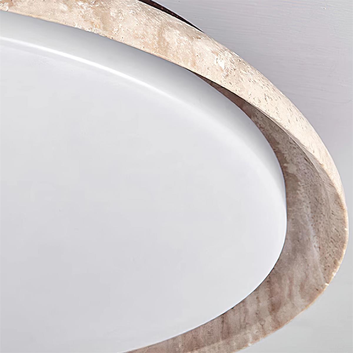 Halo Round Travertine Ceiling Light - image 19