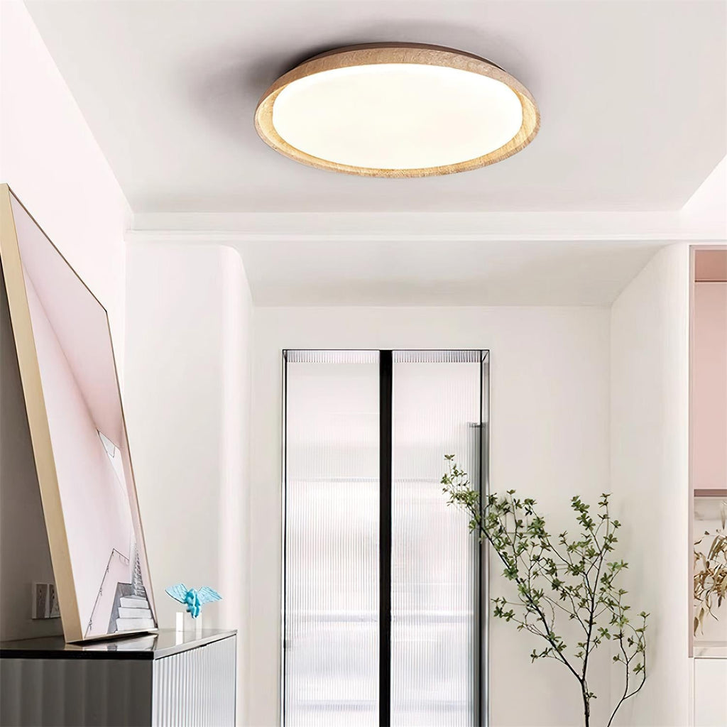 Halo Round Travertine Ceiling Light - image 3