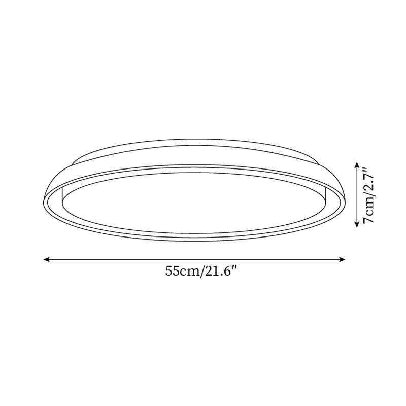 Halo Round Travertine Ceiling Light - image 7