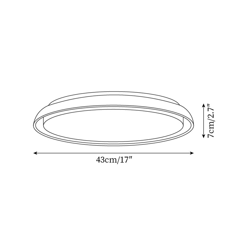 Halo Round Travertine Ceiling Light - image 6
