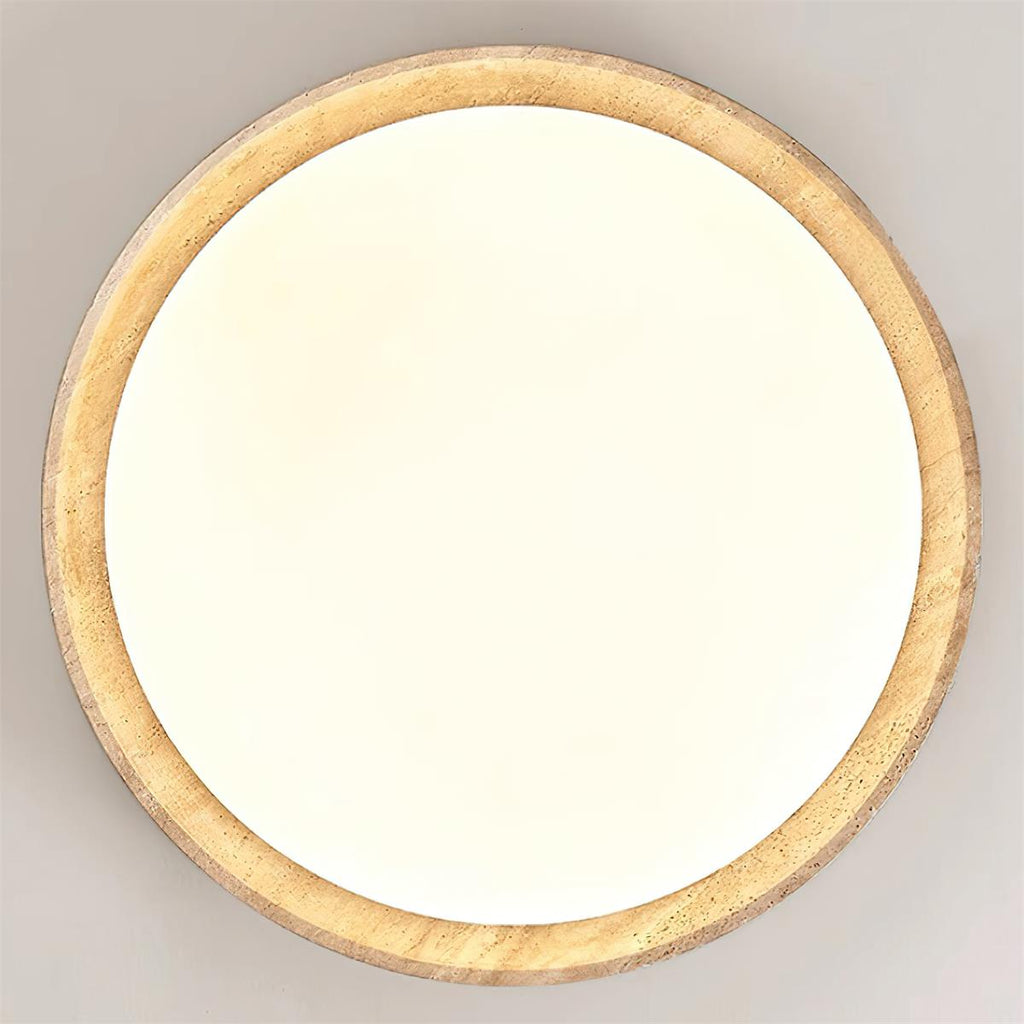 Halo Round Travertine Ceiling Light - image 16