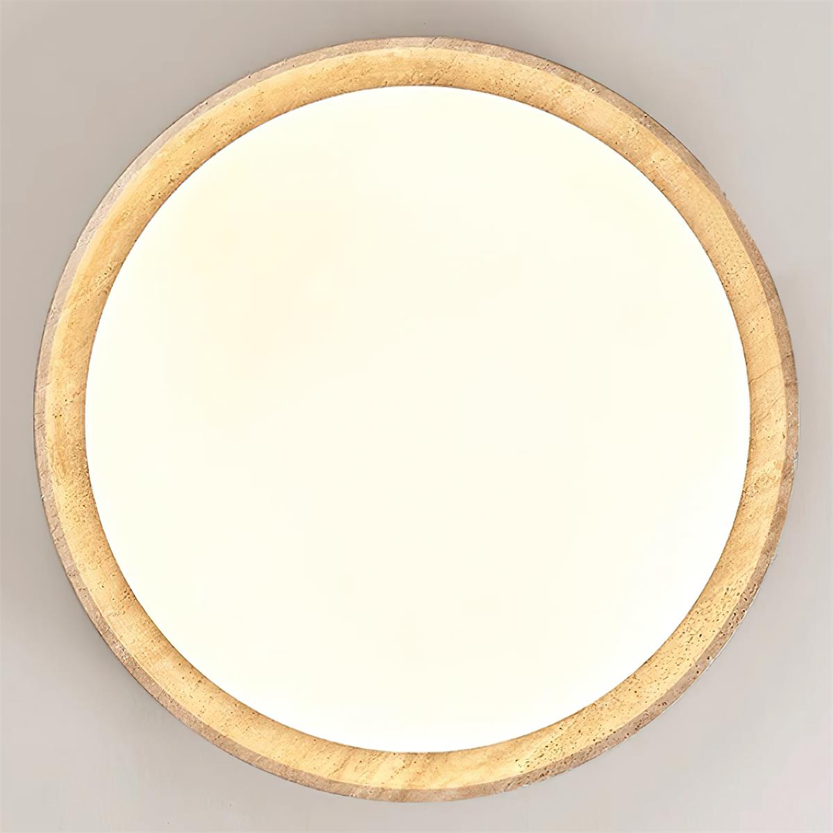 Halo Round Travertine Ceiling Light - image 16