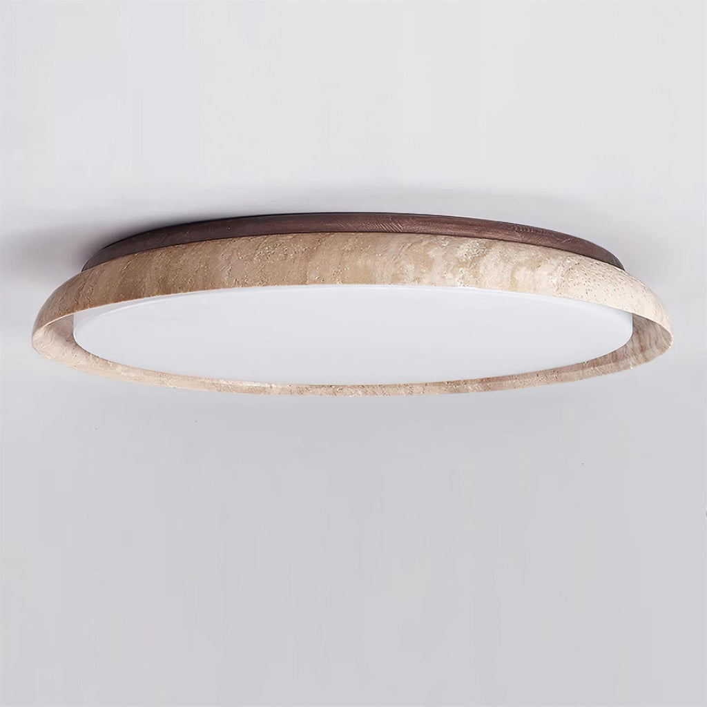 Halo Round Travertine Ceiling Light - image 12