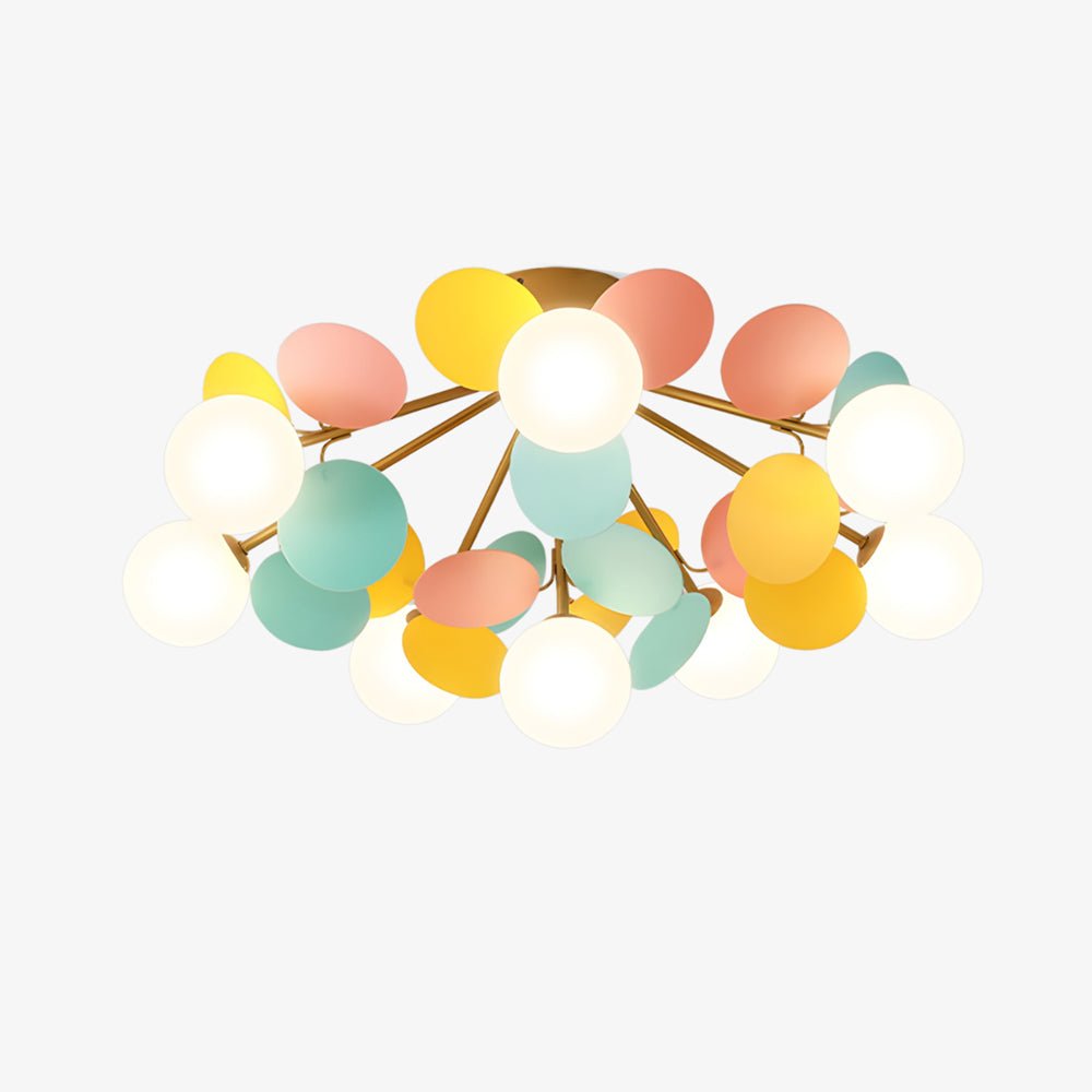 Solara Ceiling Lamp Round Macaron with Pastel Colors