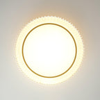 Corinila Round Pleated Fabric Ceiling Lamp