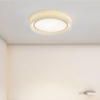 Corinila Round Pleated Fabric Ceiling Lamp
