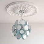 Rovigo Chandelier Handblown Glass Disc Sphere