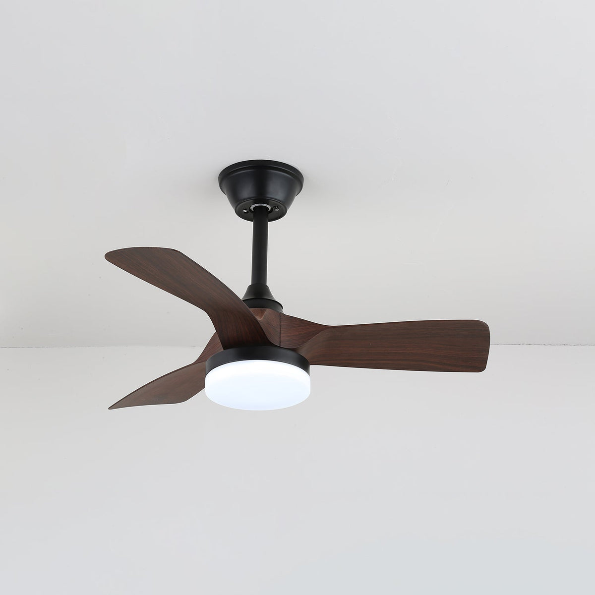 Orlen Minimalist Wood Ceiling Fan Light