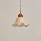 Glyna Wavy Glass Pendant Light