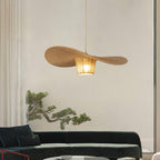Rustic Pendant Lamp Hat Hemp