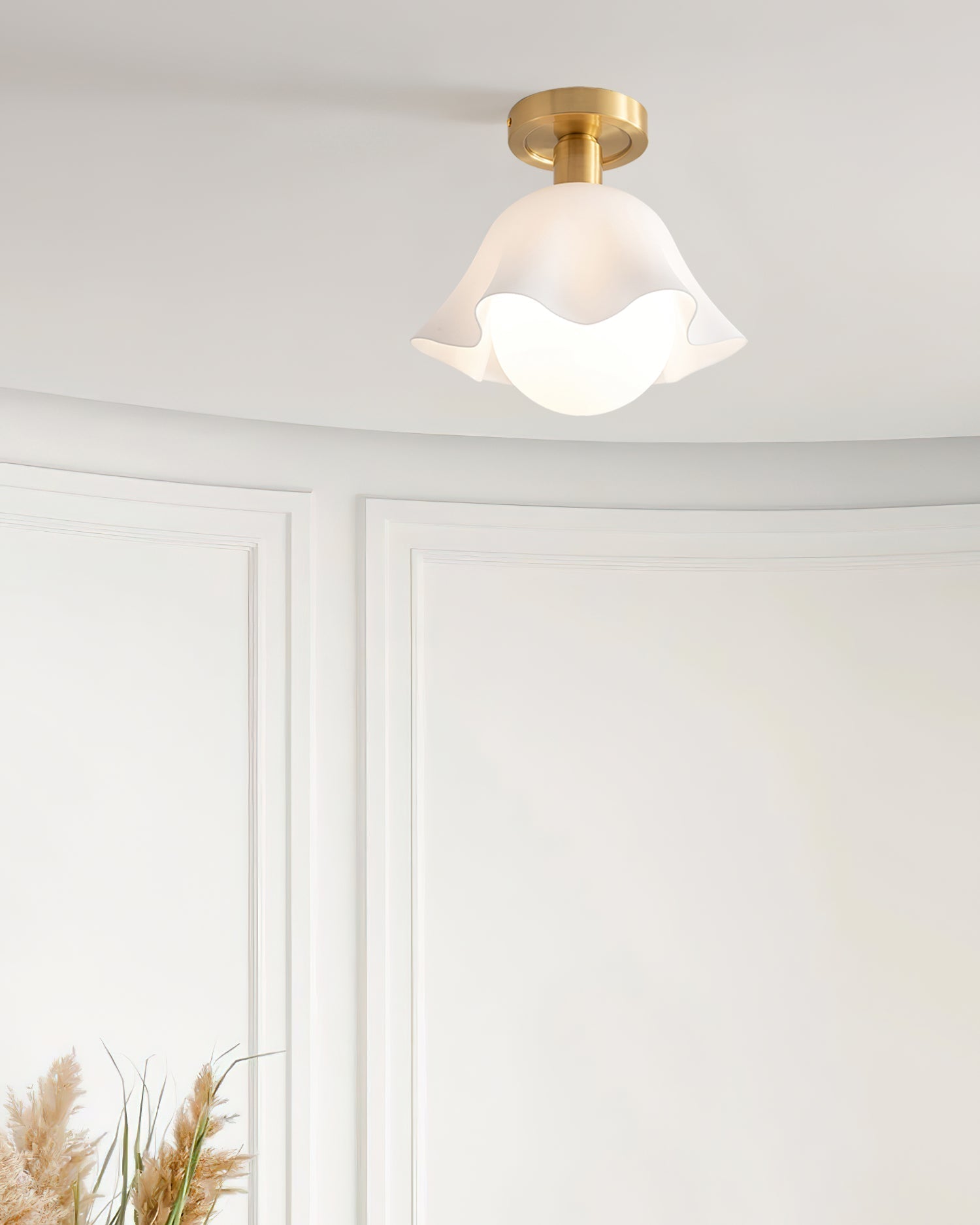 Petalia Semi-Flush Mount Ceiling Light