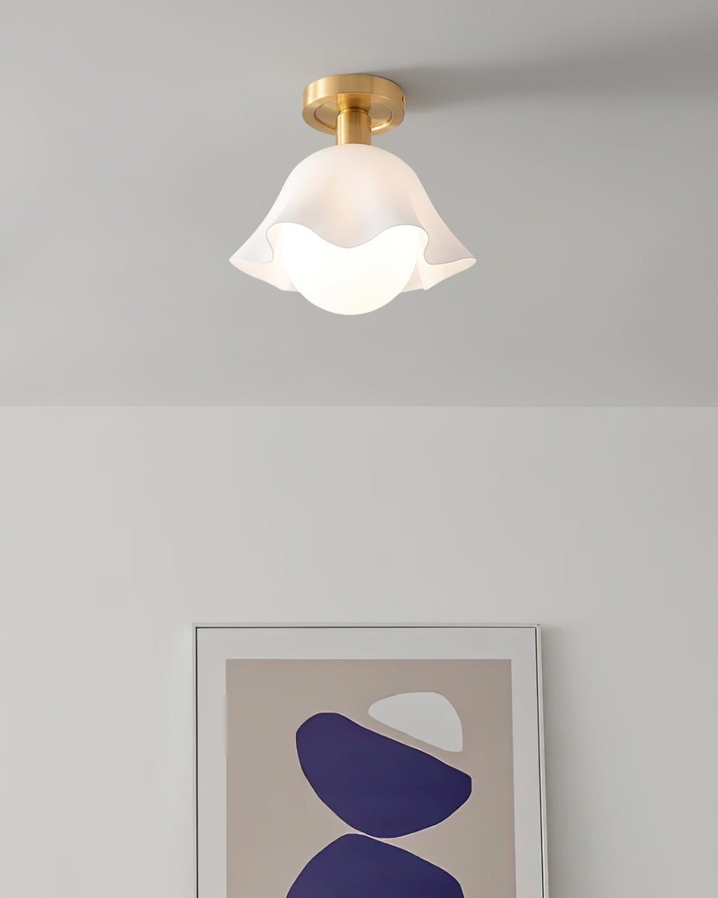Petalia Semi-Flush Mount Ceiling Light