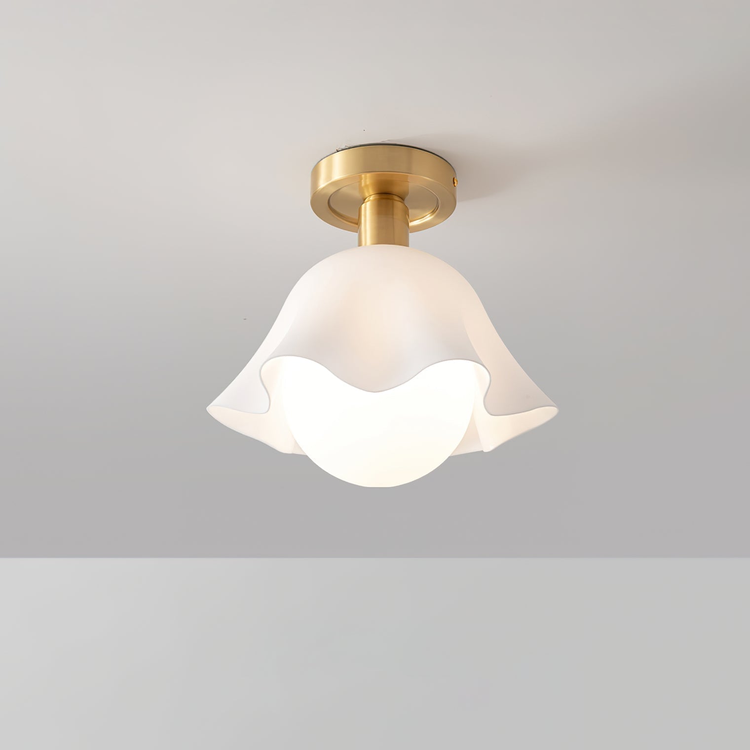 Petalia Semi-Flush Mount Ceiling Light