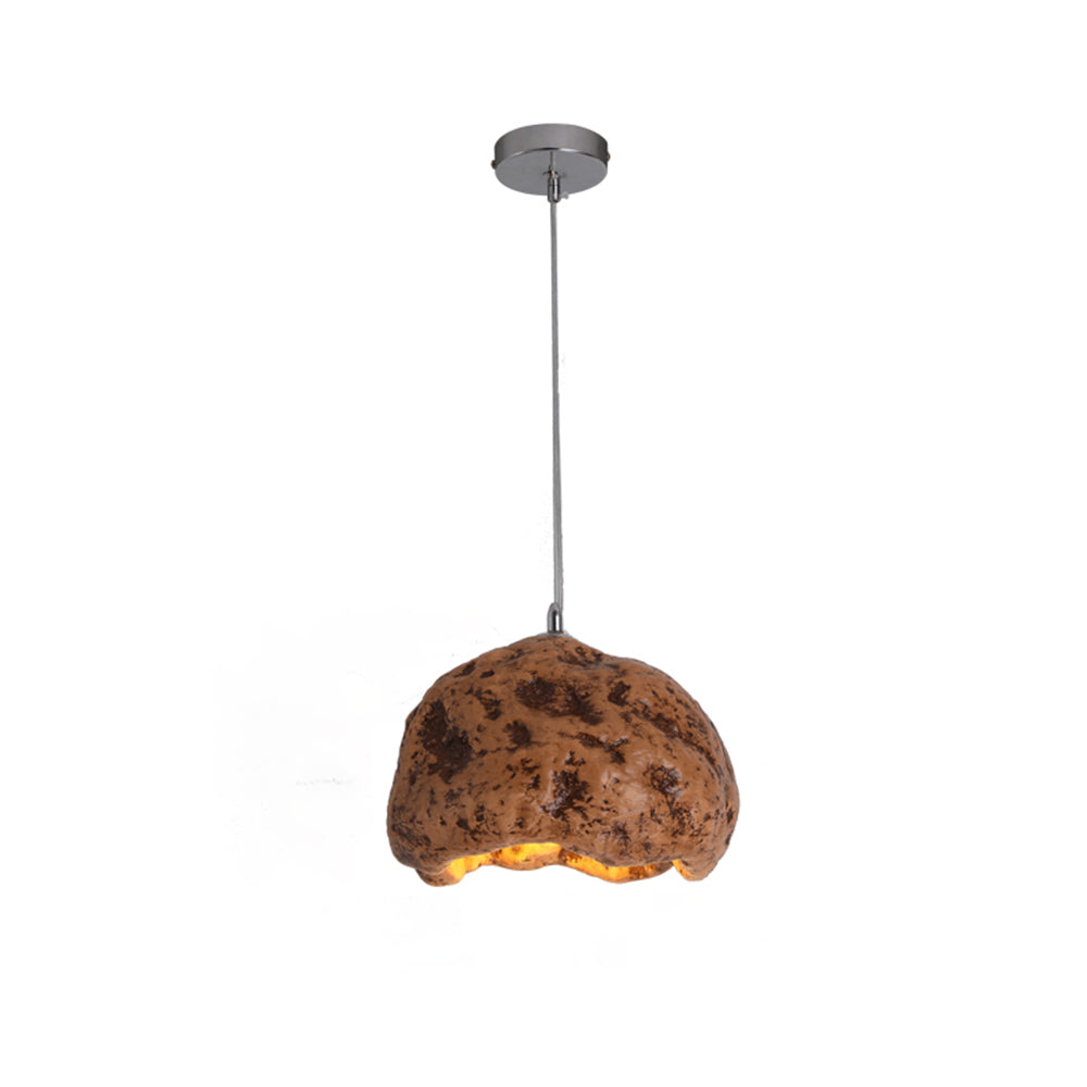 Avi Wabi Sabi Irregular Shape Resin Pendant Light, 3 Color