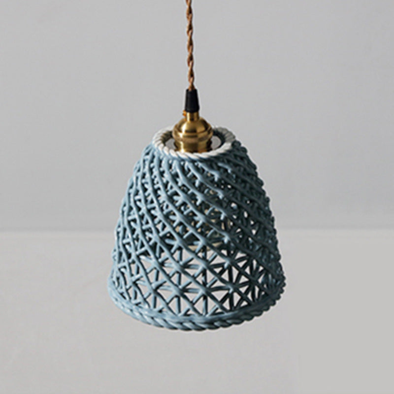Valentina Modern LED Pendant Light Blue White Bedroom/Kitchen