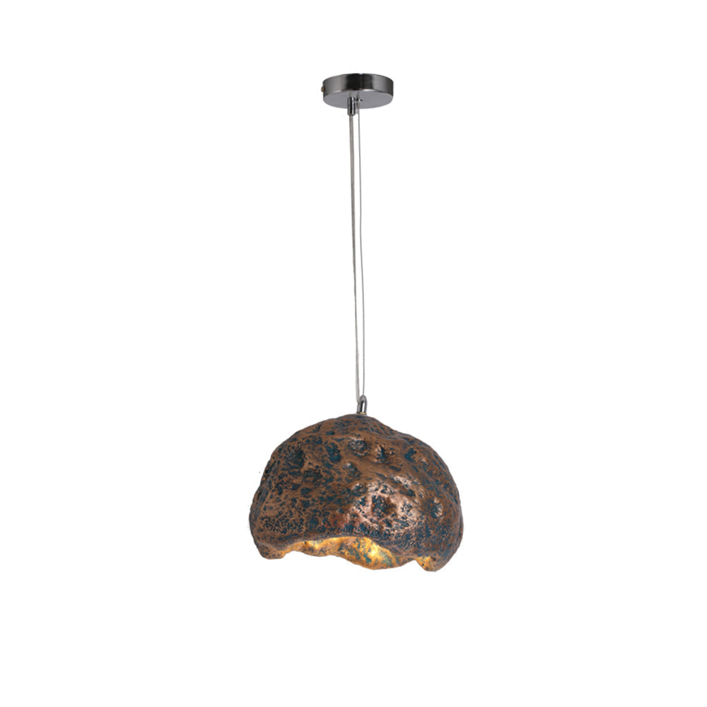 Avi Wabi Sabi Irregular Shape Resin Pendant Light, 3 Color