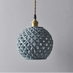Valentina Modern LED Pendant Light Blue White Bedroom/Kitchen
