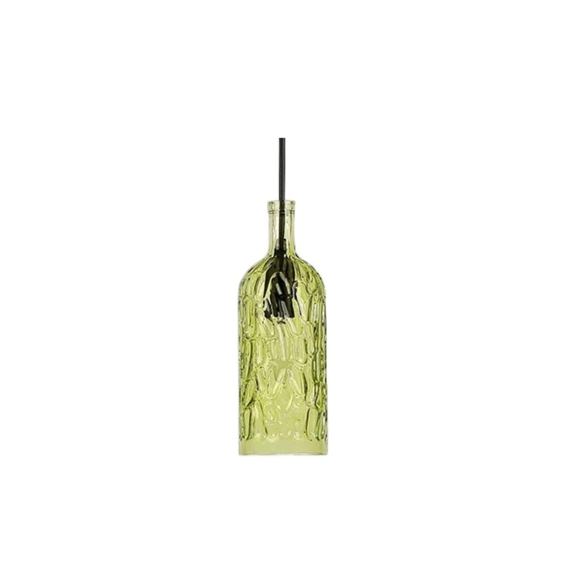 Valentina Vintage Pendant Light Wine Bottle /Glass Kitchen Island