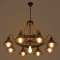 Epoch Vintage Industrial Rope Chandelier Living Room - Letslighting