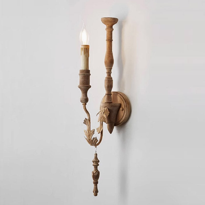 Ivelor Vintage Industrial Candle Wall Lamp
