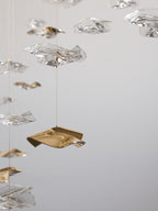 Cezorisra Luxury Brass Linear Chandelier