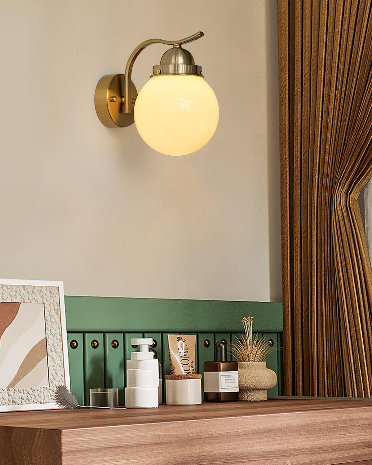 Saturn Classic Globe Wall Lamp
