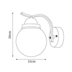 Saturn Classic Globe Wall Lamp