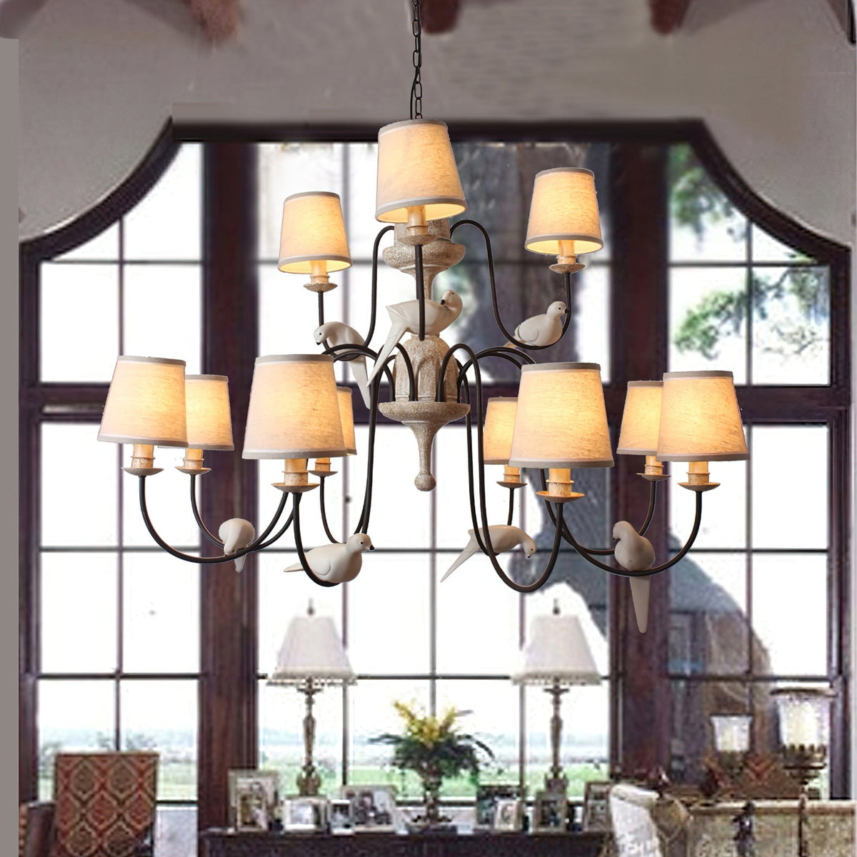 Avcarora Postmodern Luxury Fabric Chandelier