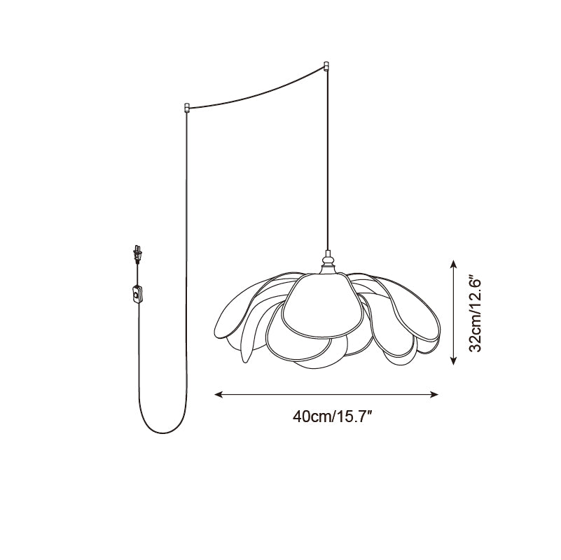 Novelle Plug-In Pendant Lamp