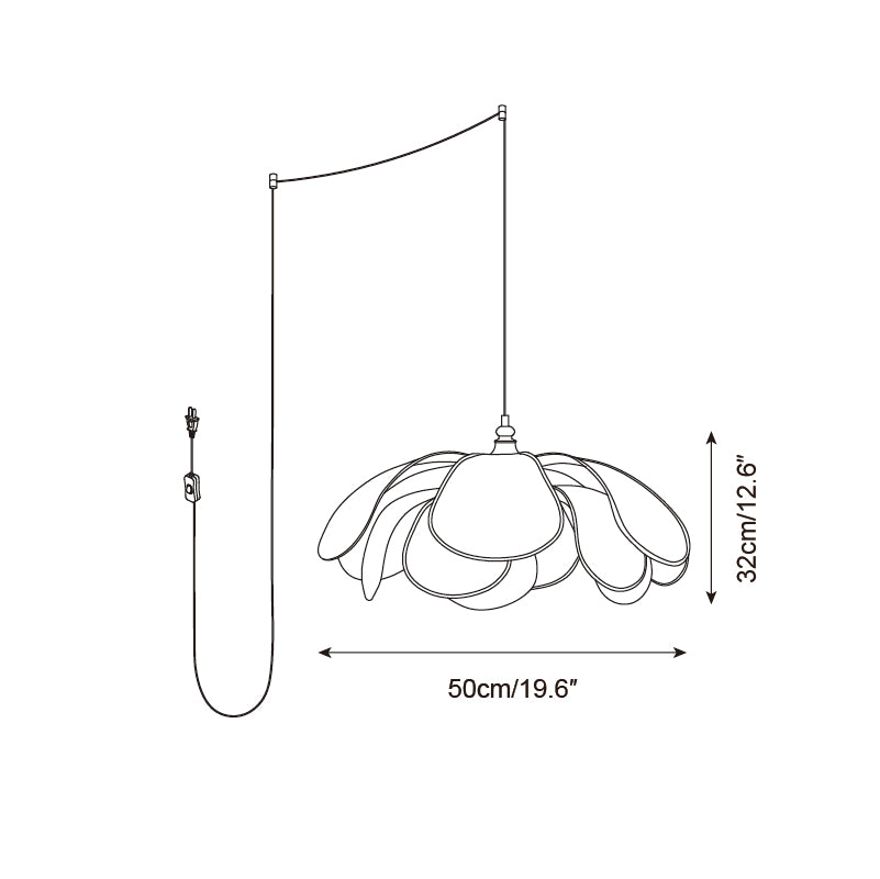 Novelle Plug-In Pendant Lamp