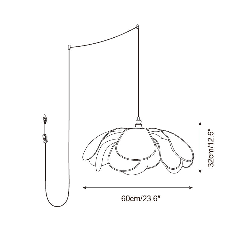 Novelle Plug-In Pendant Lamp