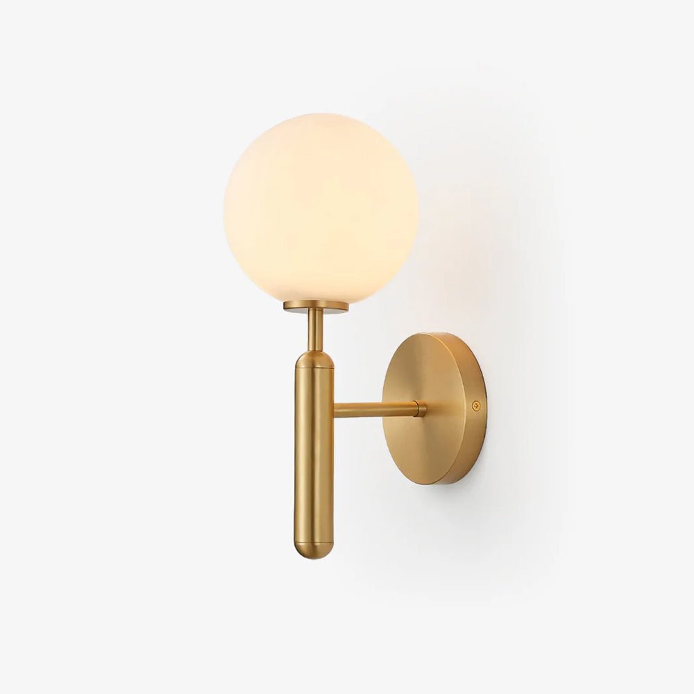 Ilirila Modern Minimalist Brass Glass Wall Light