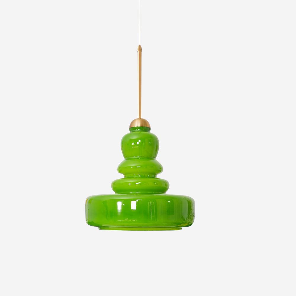 Lustra Pendant Lamp Schoolhouse Glass Layers for Living Room