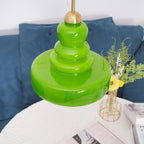 Lustra Pendant Lamp Schoolhouse Glass Layers for Living Room